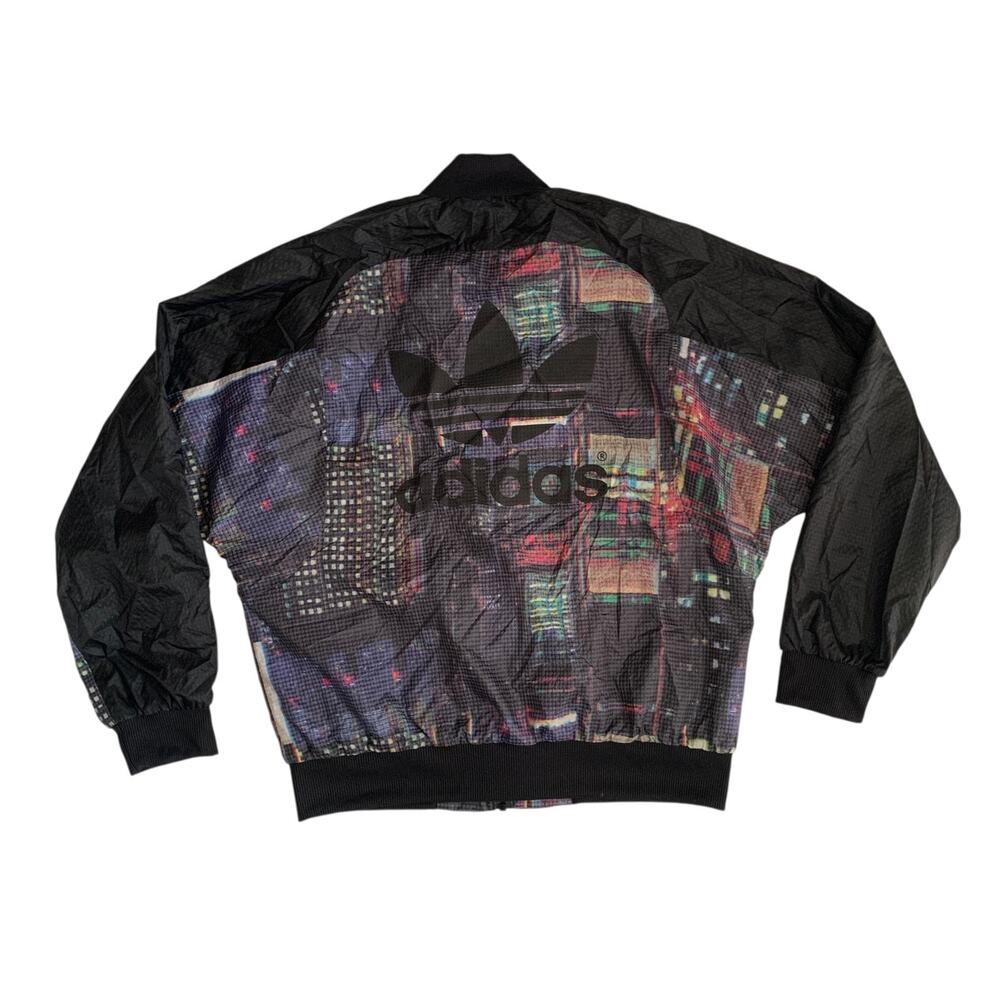 Adidas Women's Size M Tokyo Super Star Full Zip Windbreaker Jacket - Picture 6 of 16